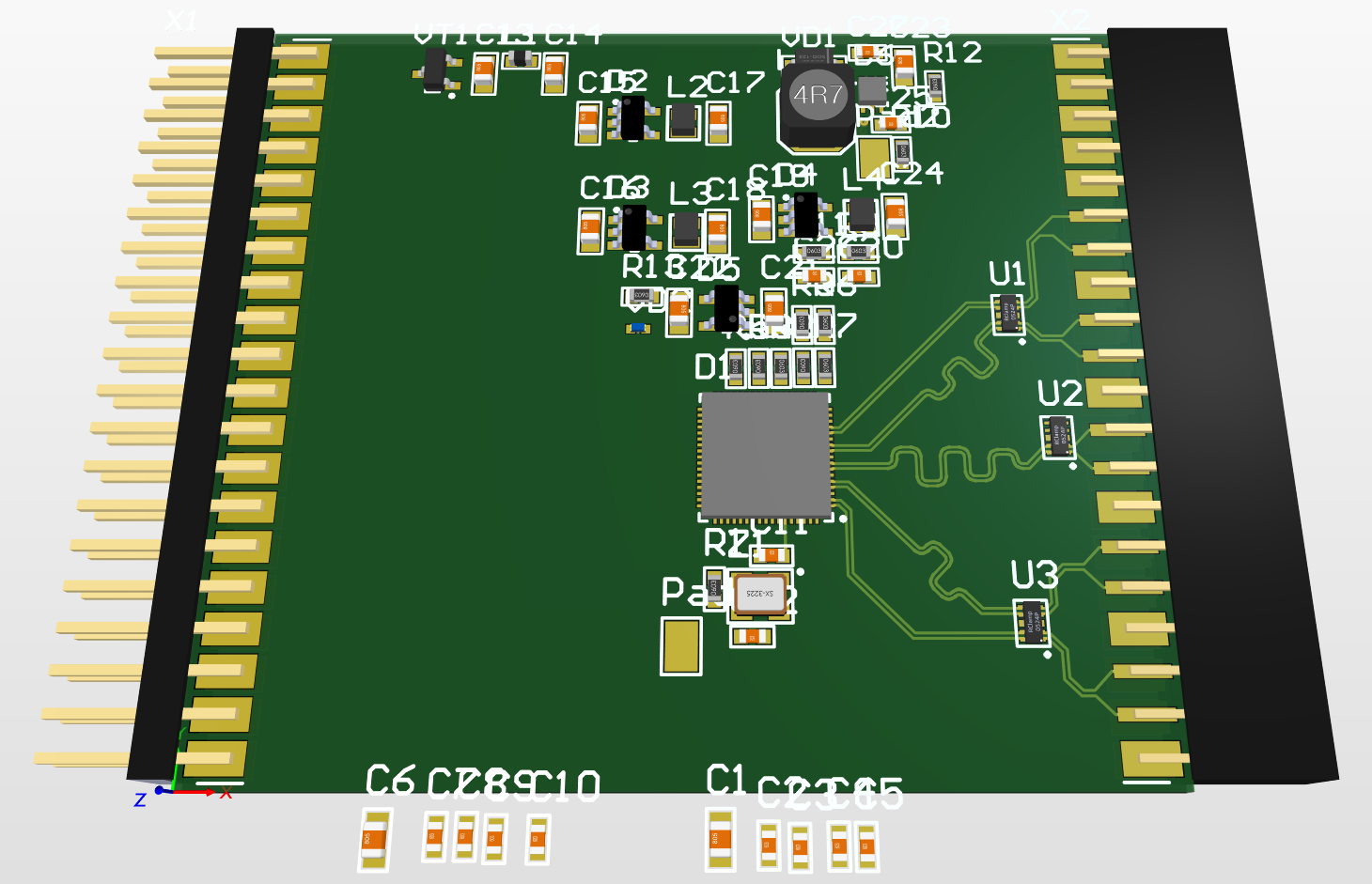 Запускаем MIPI DSI экраны от смартфонов. Разработка схемы основной платы. Часть 3. Завершаем схему - 25