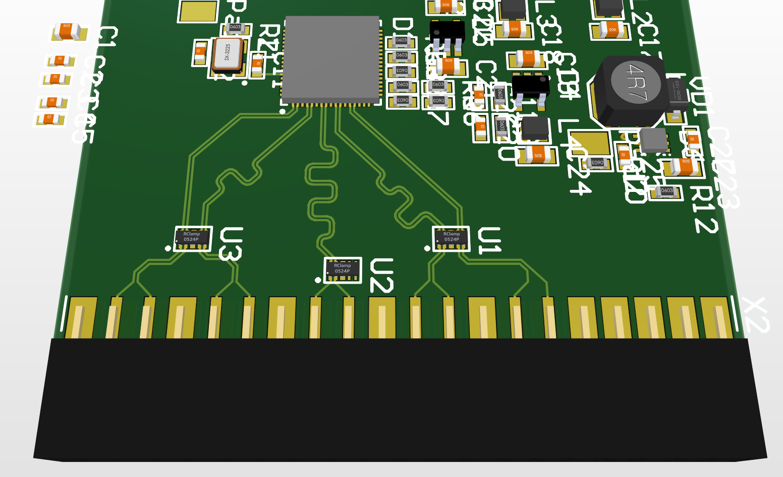 Запускаем MIPI DSI экраны от смартфонов. Разработка схемы основной платы. Часть 3. Завершаем схему - 48
