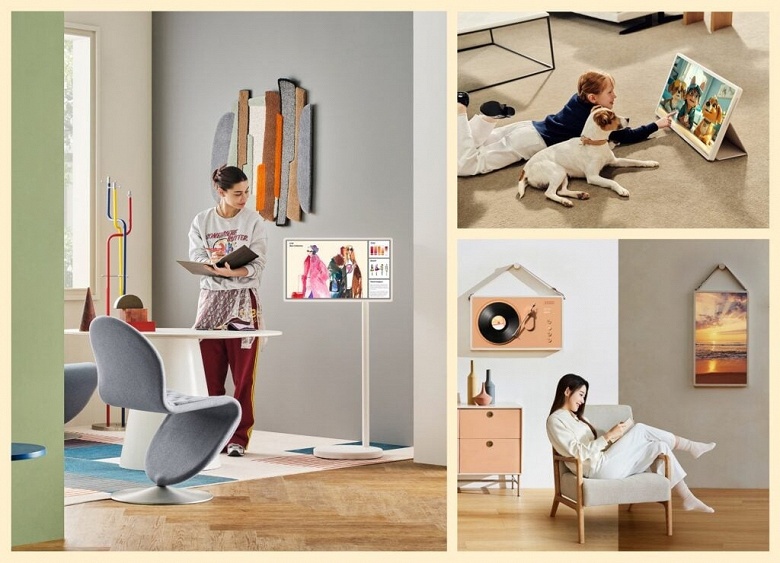 Многофункциональный экран со съёмной подставкой, который можно подвесить за ремешок. Представлен LG StanbyME 2