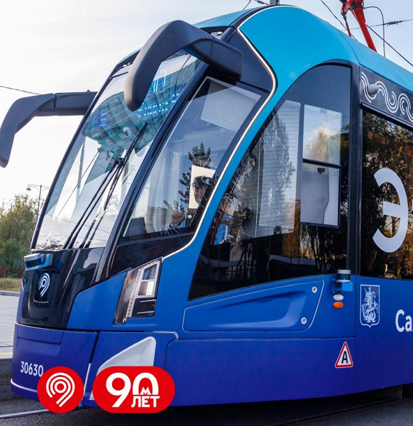Первый в России беспилотный трамвай проехал в Москве более 6 тысяч км