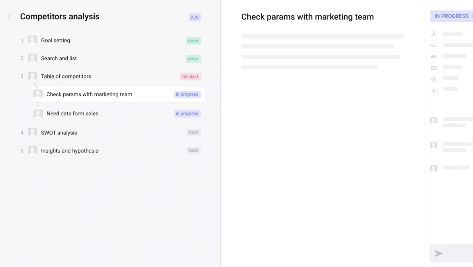 Example of branch in chain