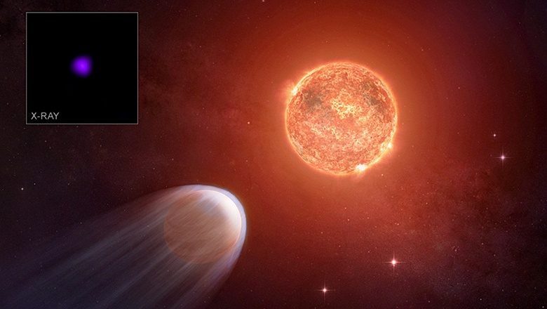 Астрономы наблюдают как рентгеновское излучение звезды выдувает атмосферу экзопланеты TOI 1227 b с темпом, сравнимым с массой атмосферы Земли каждые 200 лет - 1 Астрономы наблюдают как рентгеновское излучение от звезды выдувает атмосферу экзопланеты TOI 1227 b с темпом, сравнимым с массой атмосферы Земли каждые 200 лет
