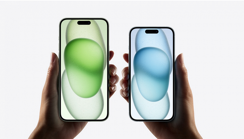 В России большой iPhone 15 Plus подешевел до 60 тысяч рублей