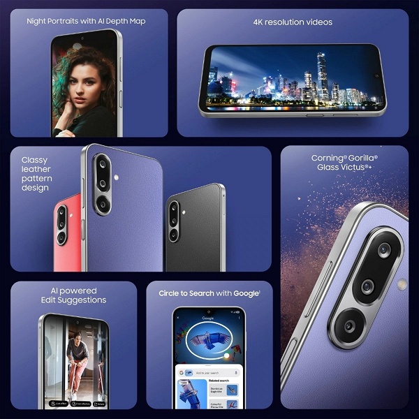 Samsung всё-таки может, когда хочет. Новенький смартфон Galaxy F36 5G совершенно не похож на другие аппараты компании - 1 Samsung всё-таки может, когда хочет. Новенький смартфон Galaxy F36 5G совершенно не похож на другие аппараты компании