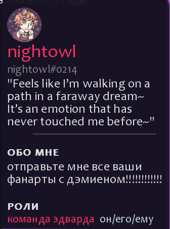 Профиль Ночной Совы