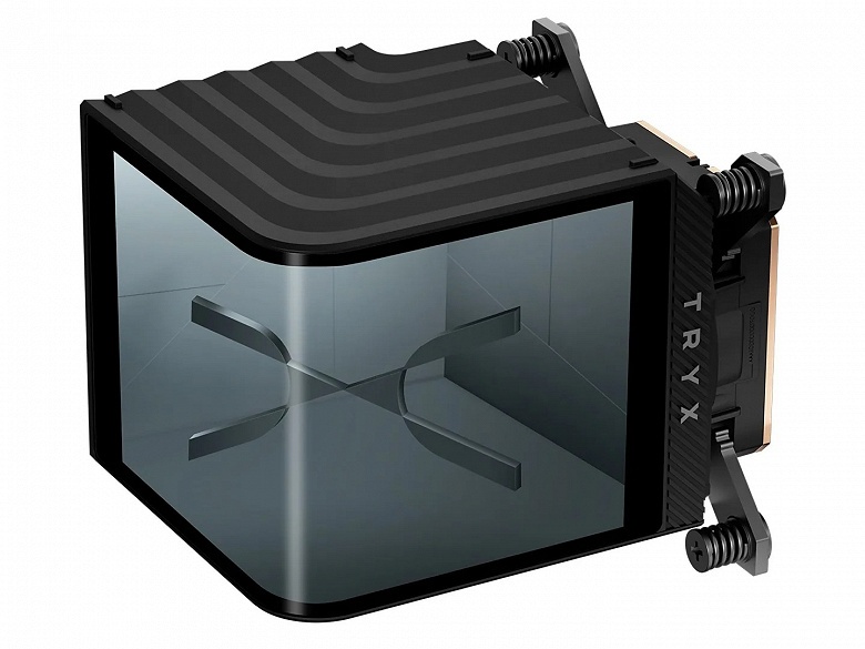 AMOLED-экран разрешением 2240 х 1080 пикселей, который показывает 3D-изображение без очков. Представлен водоблок Tryx Panorama WB