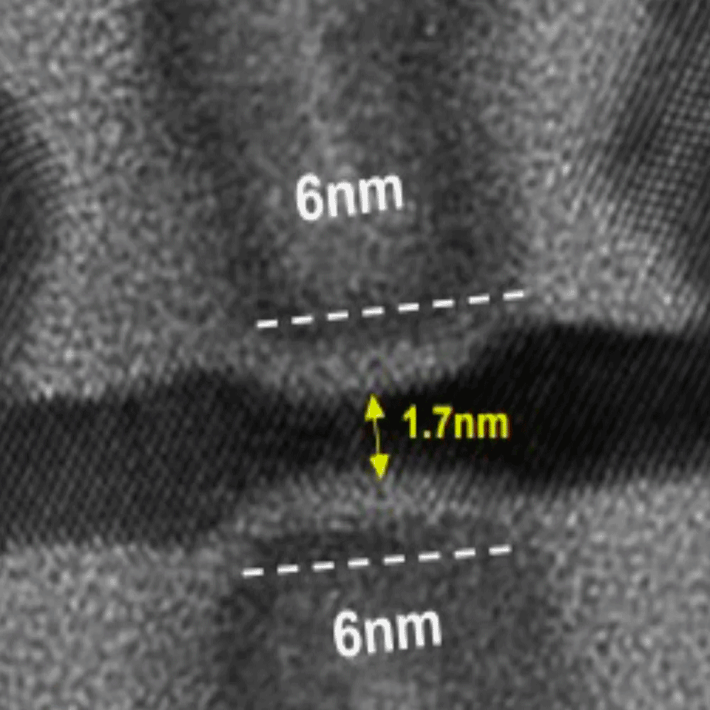 Транзистор с длиной затвора 6 нм. Изображение: Intel