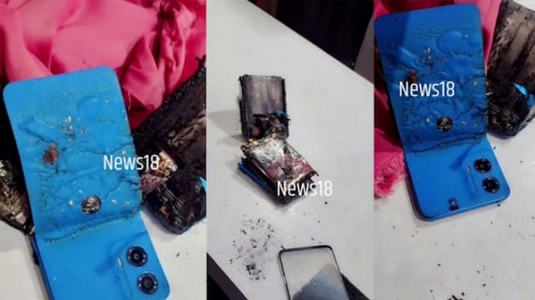 Наделал шуму: новенький смартфон Motorola громко взорвался при зарядке