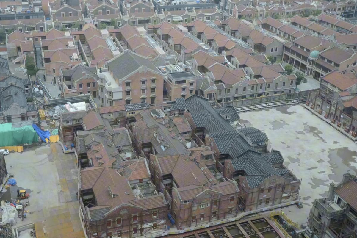 В Китае переместили квартал роботами, построили подземную парковку и вернули все обратно - 1 В Китае переместили квартал роботами, построили подземную парковку и вернули все обратно - 1