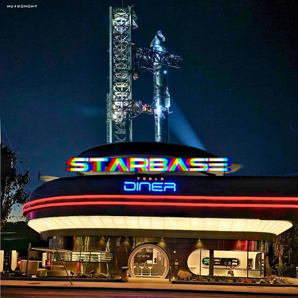Starbase станет ещё более интересным: Маск подтвердил, что космодром получит комплекс Tesla Diner, открытый для всех желающих - 1 Starbase станет ещё более интересным: Маск подтвердил, что космодром получит комплекс Tesla Diner, открытый для всех желающих