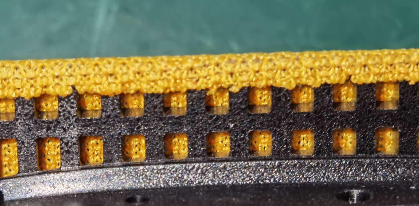 «Правильный» загиб ткани для приклейки