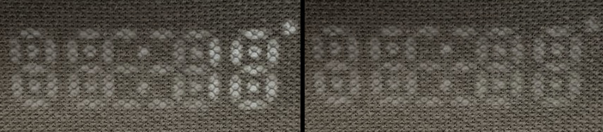 Часики на минимальной яркости до и после