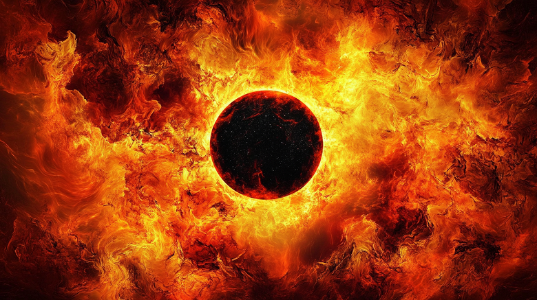 Из космоса засняли эффектную &laquo;репетицию&raquo; солнечного затмения