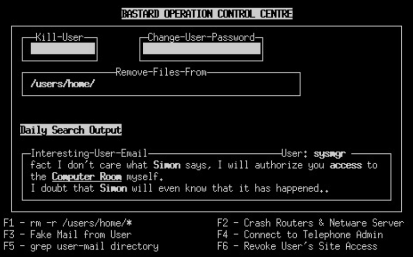 Злодейский интерфейс BOFH
