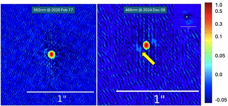 У Бетельгейзе впервые напрямую засняли звезду-компаньона