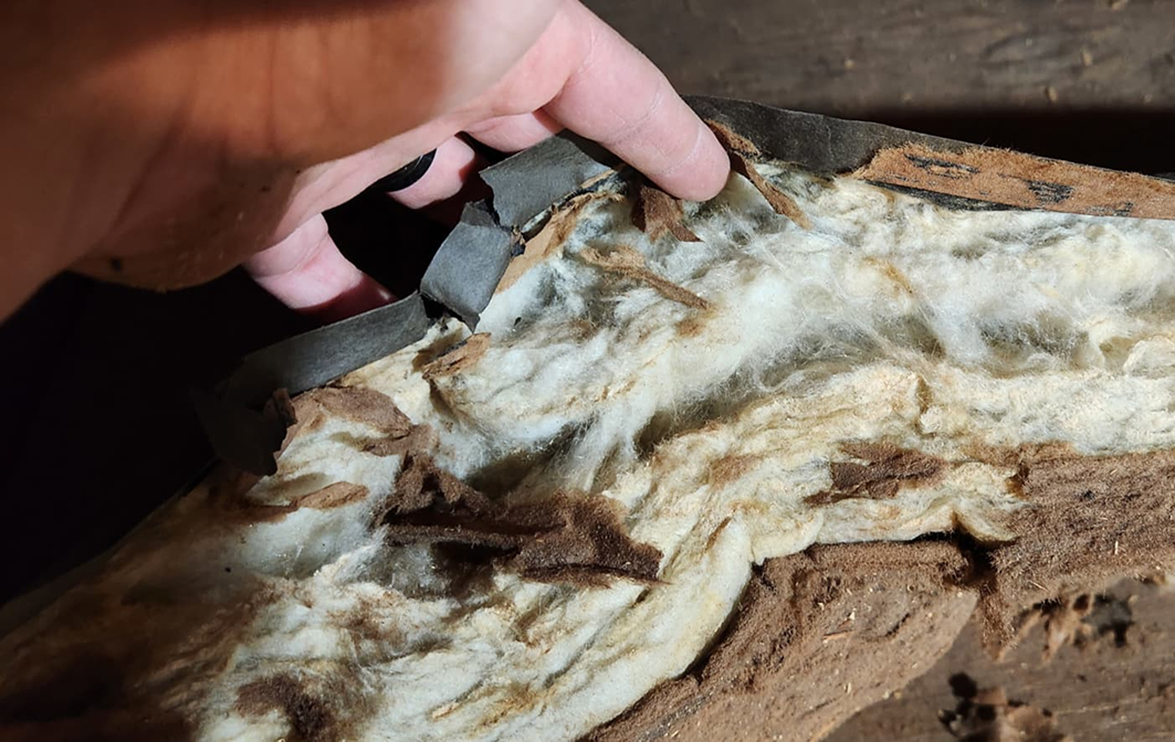 Всех фото у меня не осталось, вата выглядела примерно так. И это еще лучший ее вид.