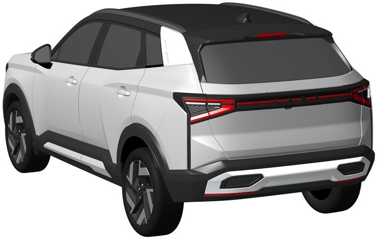 Таким будет первый кроссовер «АвтоВАЗа». Дизайн Lada Azimut запатентован - 2 Таким будет первый кроссовер «АвтоВАЗа». Дизайн Lada Azimut запатентован