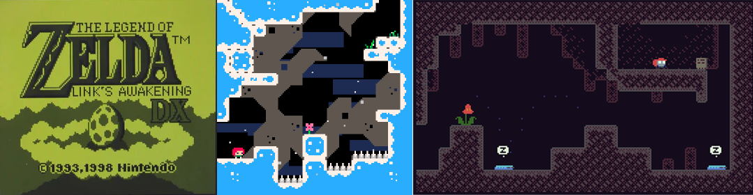 Legend of Zelda: Links Awakening для GameBoy, Celeste для Pico-8, EMUUROM для TIC-80