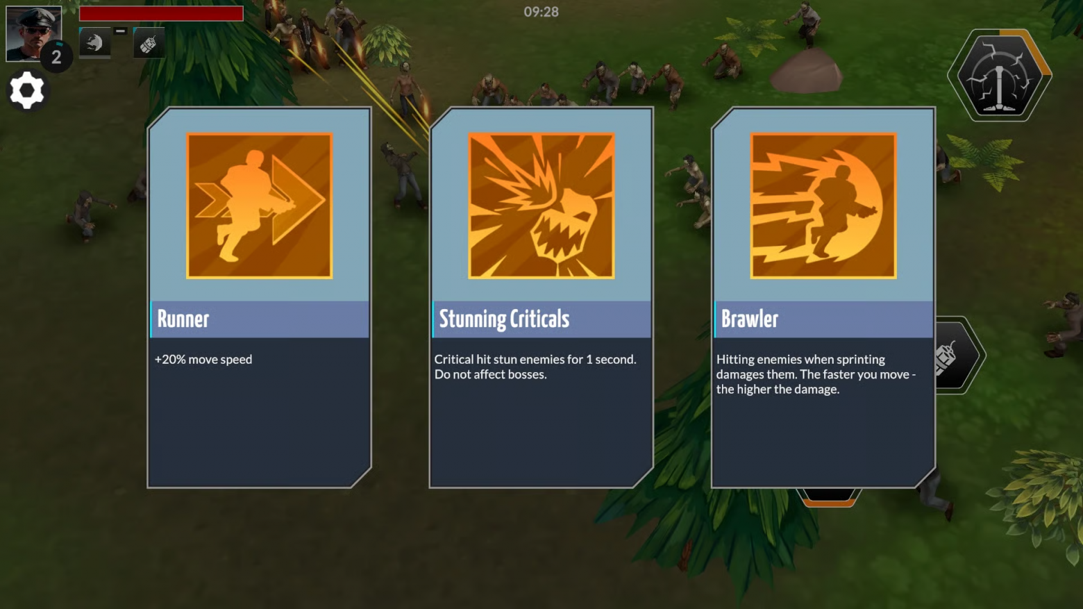 Повысили уровень - выбираем перк.