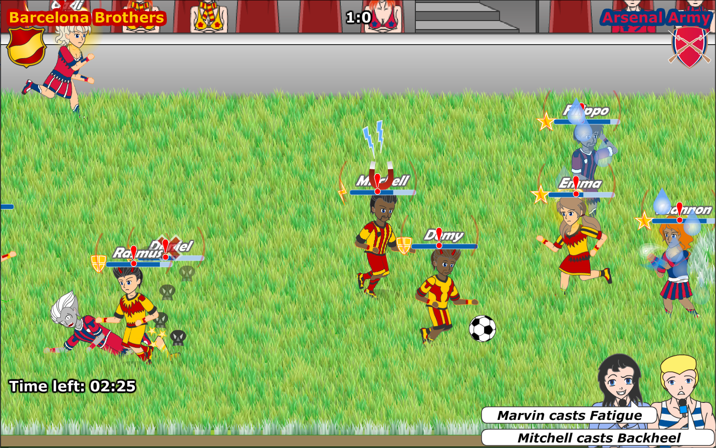 В игре было много отсылок на реально существующие команды.