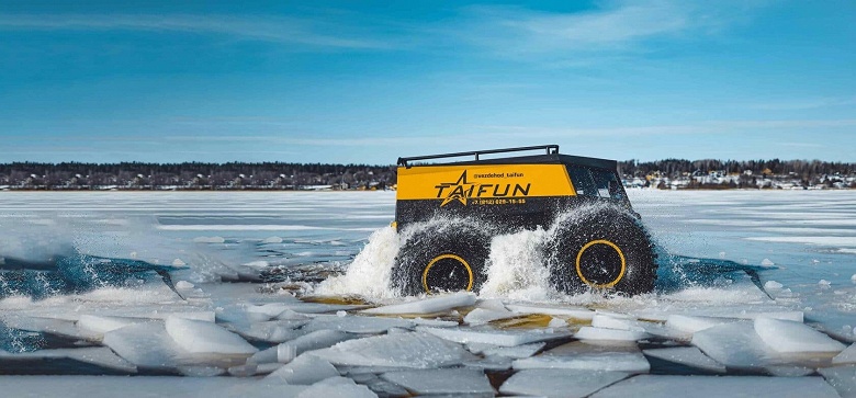 Не знающий преград российский вездеход, который может ездить несколько дней без дозаправки. Представлен новый &laquo;Тайфун&raquo;