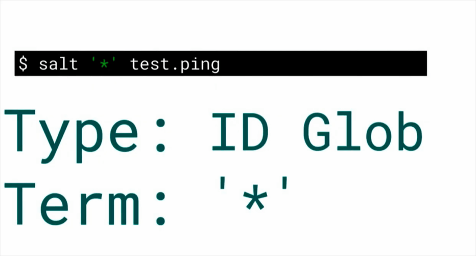 test.ping, применяемый ко всем миньонам, попадающим по маске * и selinux.enforce 0, распространяемый только на группу ОС CentOS