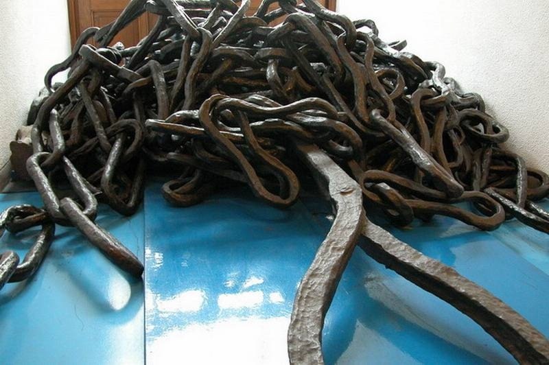 Та самая Великая Цепь. Фото из музея в Стамбуле.