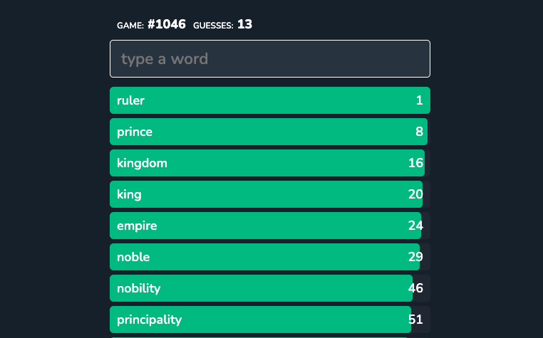 Пример решенной игры