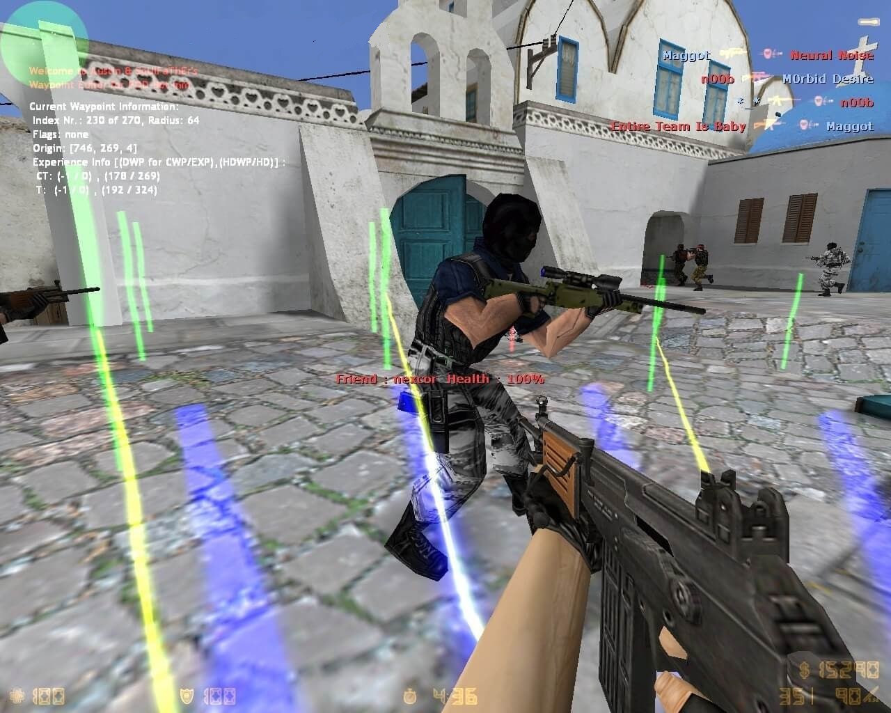 Не мой скрин, но вот так выглядели НОДы для ботов  