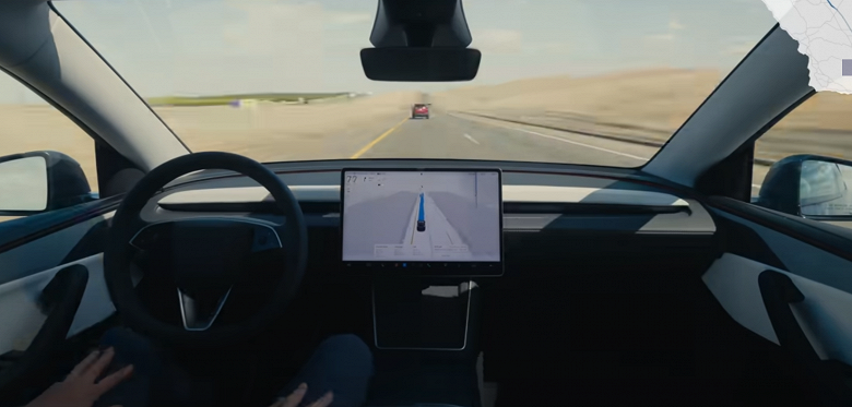 580 км без вмешательства водителя за минуту. Tesla выложила рекордное видео с демонстрацией системы FSD - 1 580 км без вмешательства водителя за минуту. Tesla выложила рекордное видео с демонстрацией системы FSD