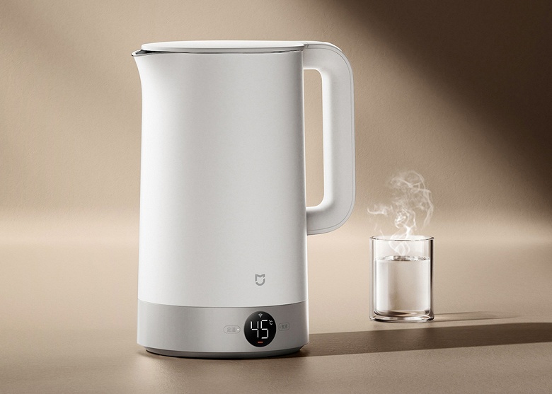 Большой, умный и тихий чайник с контролем температуры через приложение — всего 30 долларов. Xiaomi Mijia Constant Temperature Electric Kettle 3 Pro поступил в продажу - 1 Большой, умный и тихий чайник с контролем температуры через приложение — всего 30 долларов. Xiaomi Mijia Constant Temperature Electric Kettle 3 Pro поступил в продажу