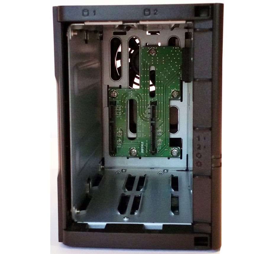 Вид изнутри с вынутыми дисками