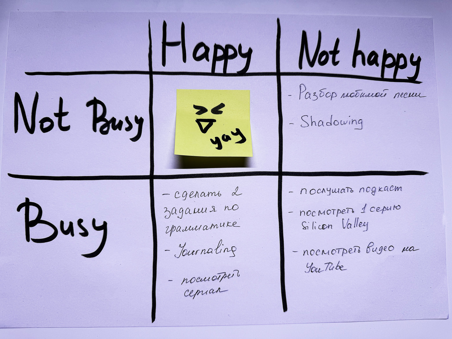 Занят - Хорошее настроение