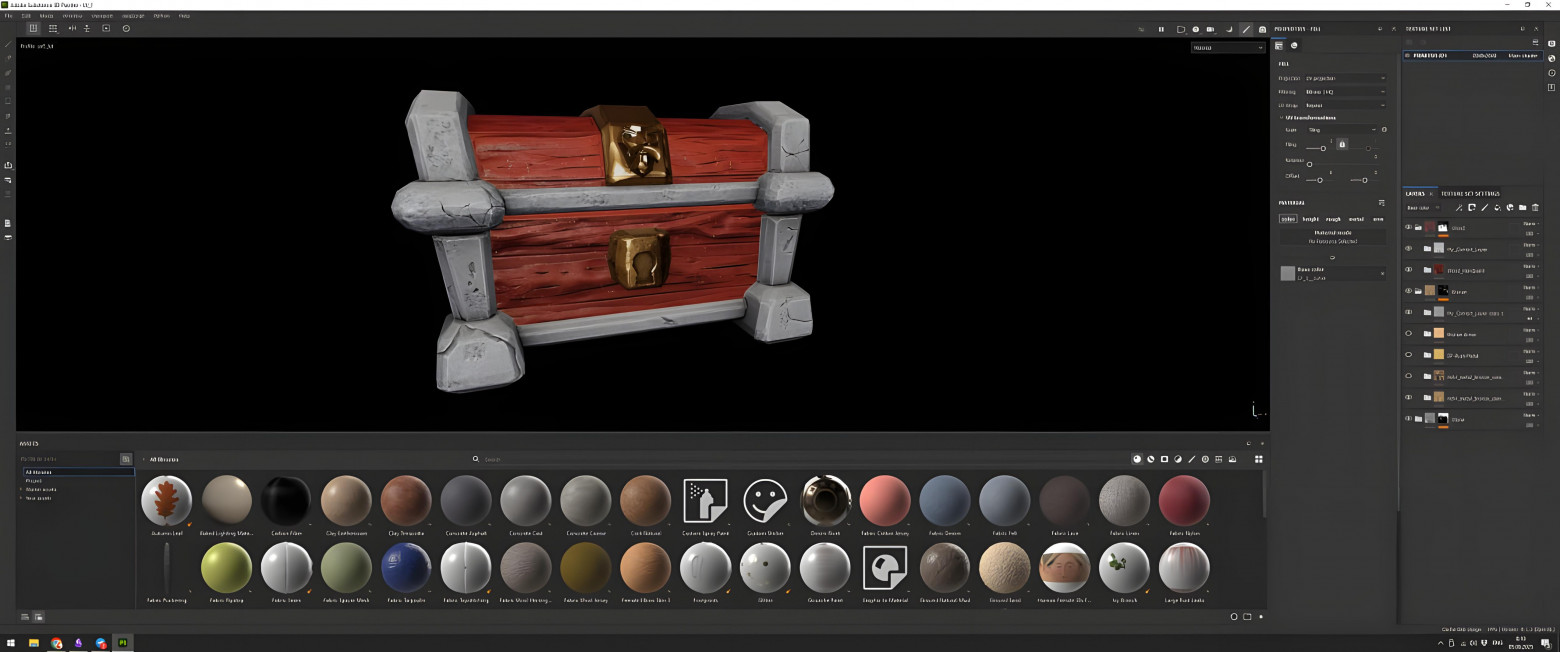 Текстуринг в Substance Painter.  