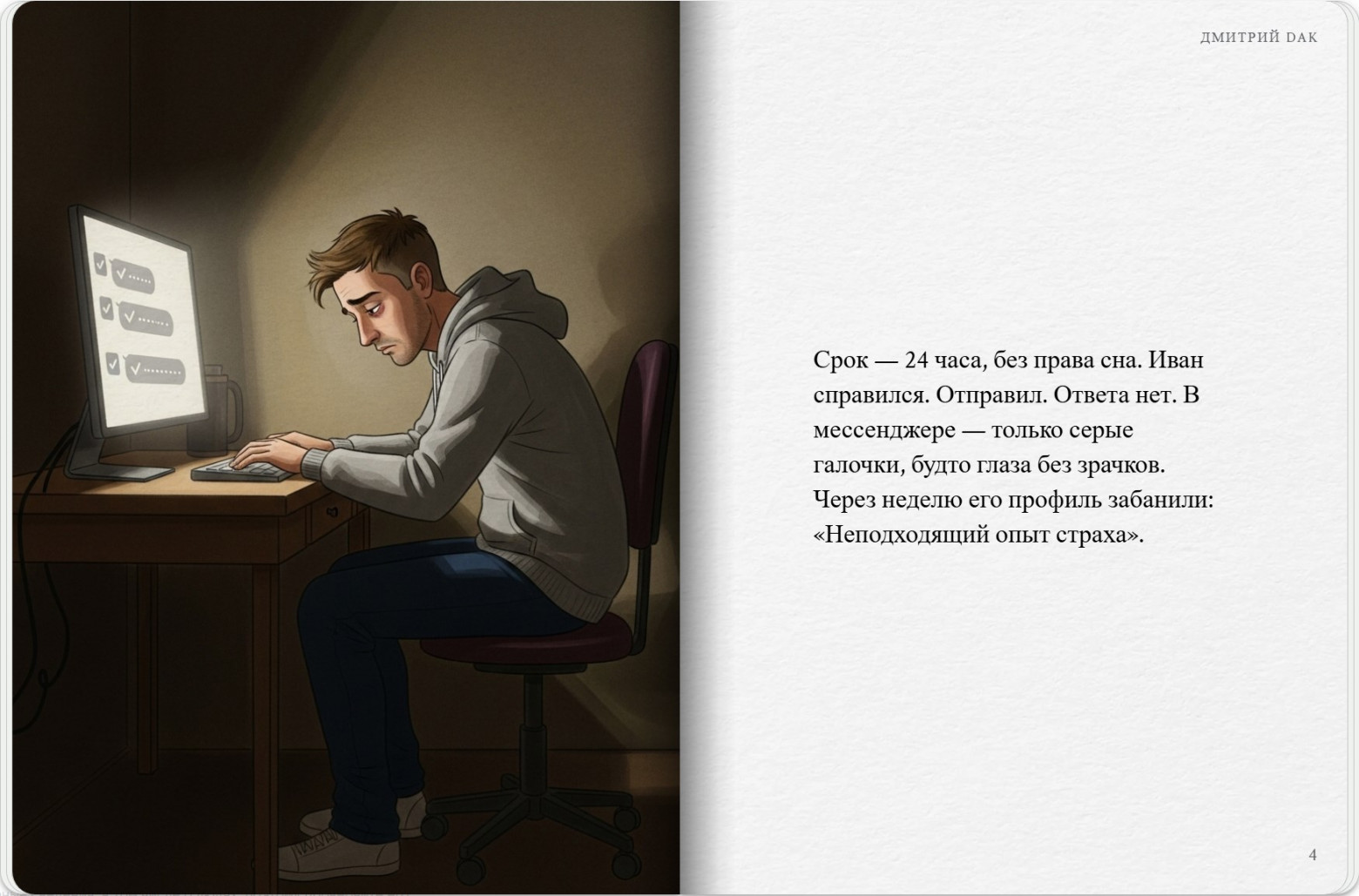 Страница 4: Комикс - Приключения соискателя: Часть 1