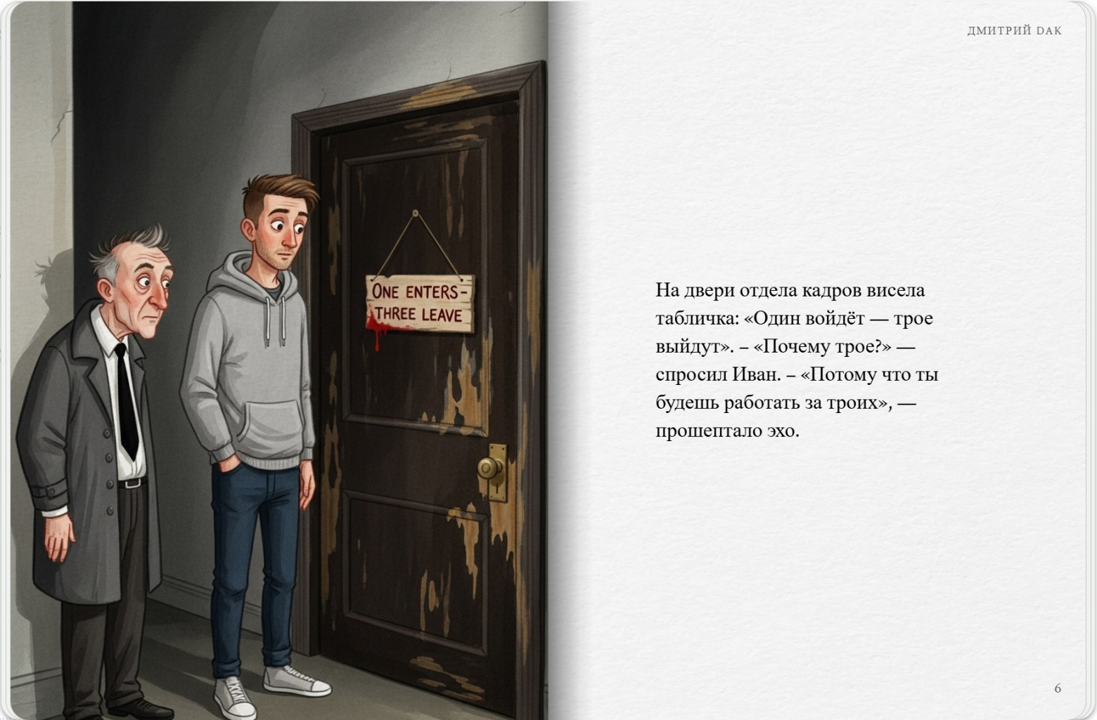 Страница 6: Комикс - Приключения соискателя: Часть 1