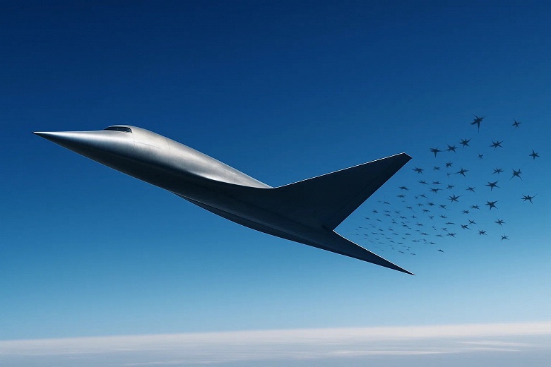 Мах 5 и рой дронов: Китай строит самолёт-трансформер, способный нести рой дронов