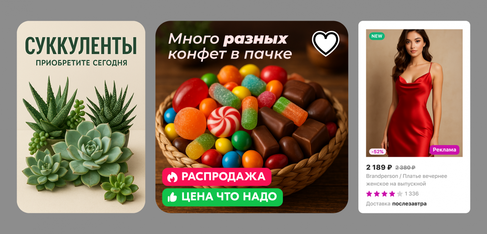 Мне реально попадались такие сгенерированные карточки товаров на маркетплейсах.