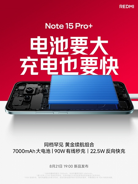 Огромный аккумулятор 7000 мАч и 90-ваттная зарядка, максимальная защита IP69K и флагманский экран. Официальные подробности о Redmi Note 15 Pro+ - 2 Огромный аккумулятор 7000 мАч и 90-ваттная зарядка, максимальная защита IP69K и флагманский экран. Официальные подробности о Redmi Note 15 Pro+