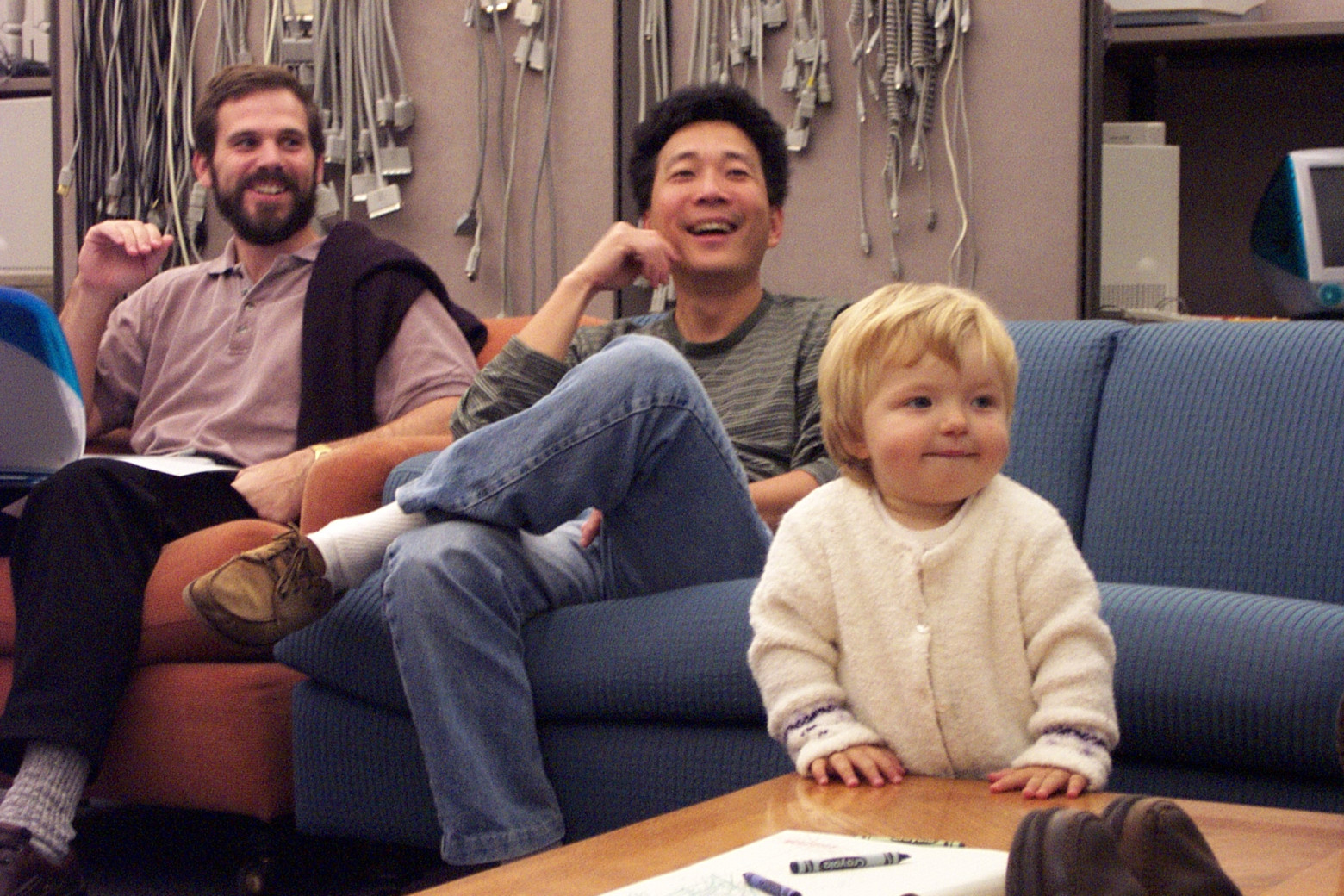 My daughter at Apple.