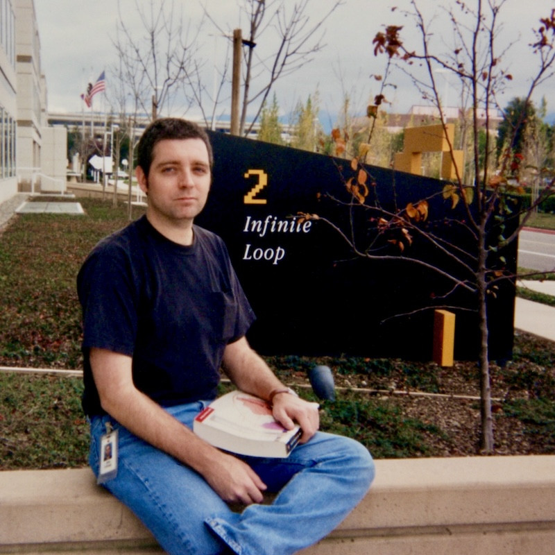 The author at Apple in December, 1995.