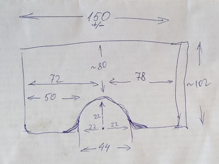 Схема стола