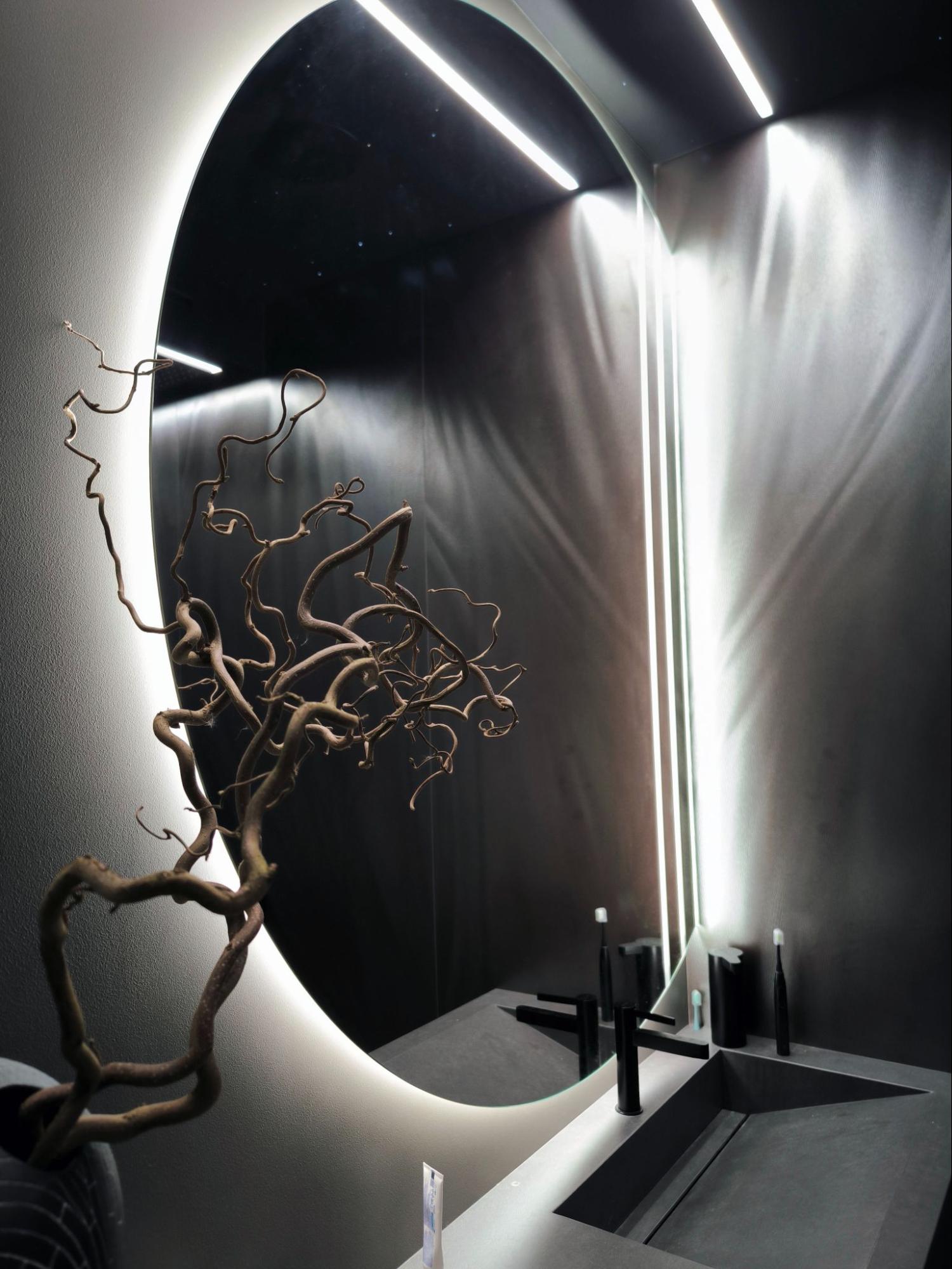 Зеркало с подогревом в санузле