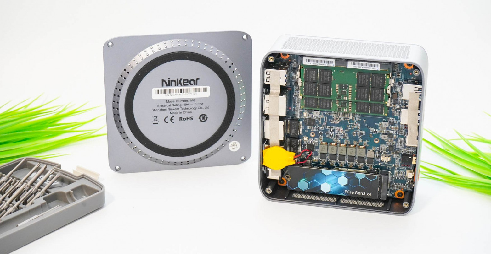 Что внутри мини-ПК Ninkear M8? Разборка и тест компактного компьютера на базе AMD Ryzen 7-8745HS и Radeon 780M - 1 Что внутри мини-ПК Ninkear M8? Разборка и тест компактного компьютера на базе AMD Ryzen 7-8745HS и Radeon 780M - 1