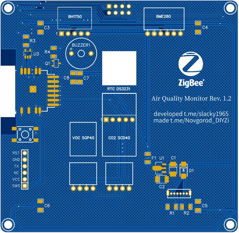 Верхняя сторона платы