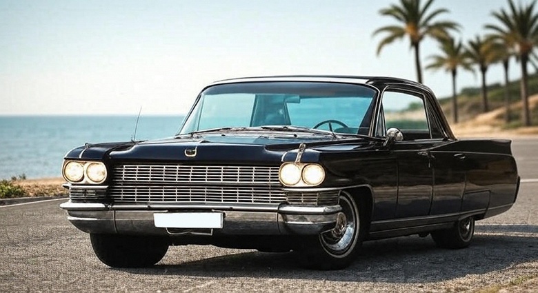 Американская классика, которая не стареет. В России продают Cadillac DeVille 1964 года — у него «автомат» и 7,0-литровый мотор - 1 Американская классика, которая не стареет. В России продают Cadillac DeVille 1964 года — у него «автомат» и 7,0-литровый мотор