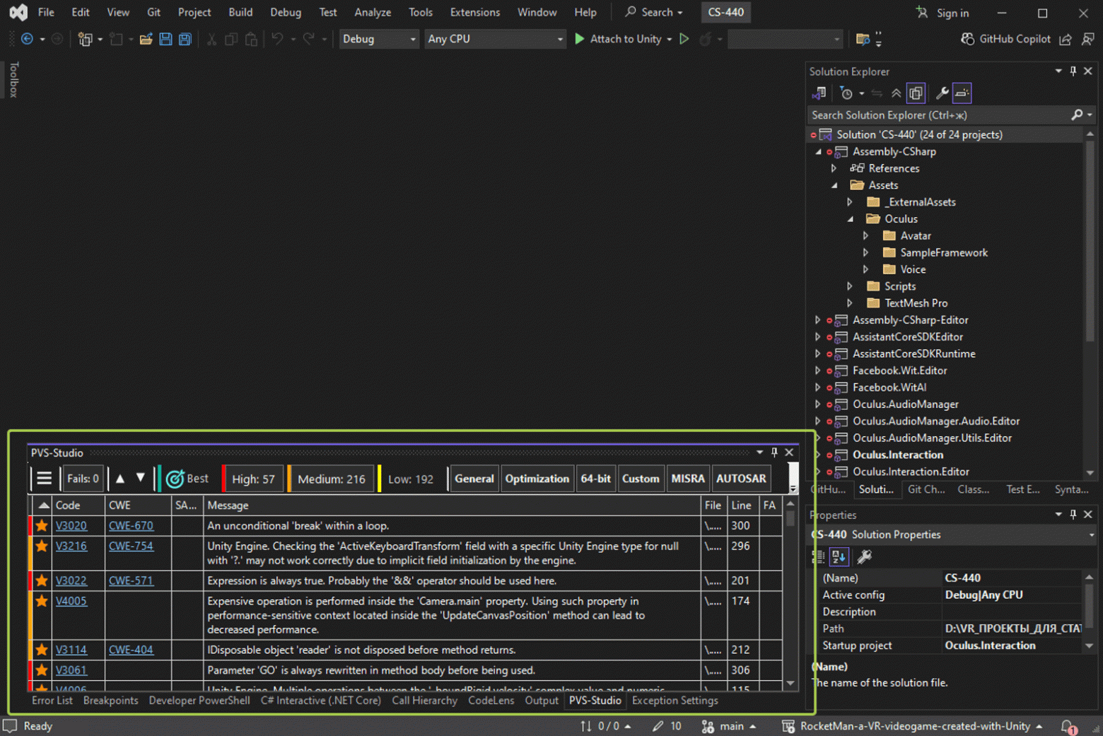Копаемся в открытом исходном коде Unity VR игр. Часть 1: RocketMan - 4
