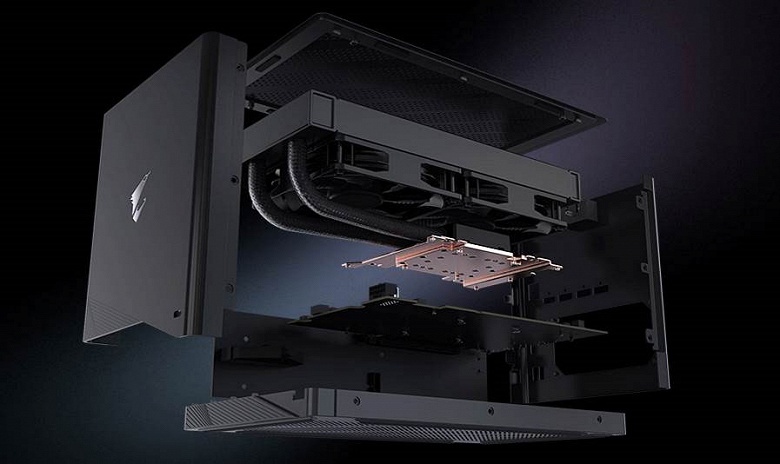 RTX 5090 с собственным корпусом и Thunderbolt 5. Представлена внешняя видеокарта Gigabyte Aorus RTX 5090 AI Box - 2 RTX 5090 с собственным корпусом и Thunderbolt 5. Представлена внешняя видеокарта Gigabyte Aorus RTX 5090 AI Box