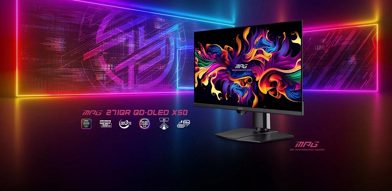 Монитор, который фотографирует пользователя 5 раз в секунду. MSI раскрыла подробности о флагманской модели MPG 271QR QD-OLED X50