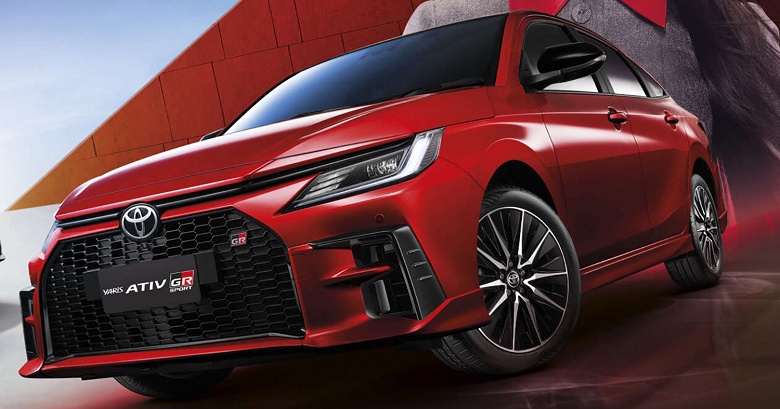 Дешевая Toyota Yaris Ativ стала гибридом и получила спортивную версию GR Sport